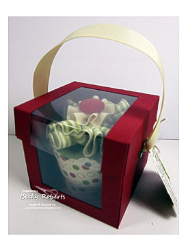 Made A Few Individual Cupcake Boxes. I Thought They May Be A Fun Way