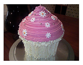 Giant Cupcake Pink Top American Candy Stand Cupcakes Aust