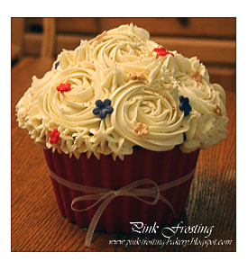 Learned How To Make A Cupcake Wrapper For The Giant Cupcake Out Of