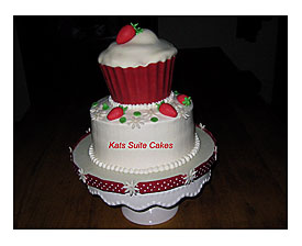 Giant Cupcake Cake