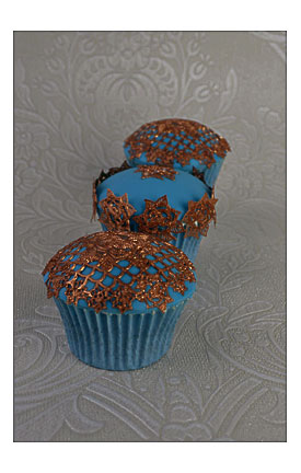 Rosie Cupcake 3D Lace Mat, Cakelace