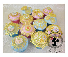 Alexandra Lace Cupcake Mat Cake Lace Mat, Cakelace