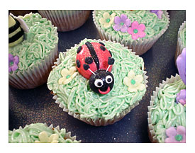 Ladybug Cupcake