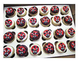Ladybug Birthday Cupcakes