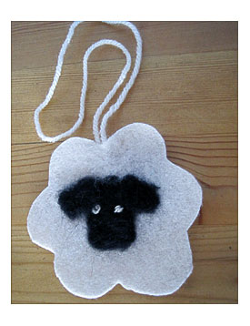 On It So I Created A Quick Felt Sheep Lamb