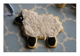 Sheep Cookies With Marshmallows Sheep Cookie