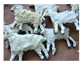 Lamb Cookie Cutter Somehow They Morphed Into Goat Like Creatures