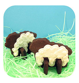 3D Sheep Cookies The Decorated Cookie