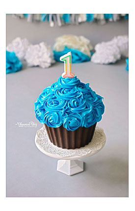 Phanessa's Crafts DIY Giant Cupcake Smash Cake