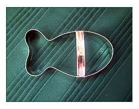 Large Fish Cookie Cutter 5 Inch With Custom Handle By By Tinworks