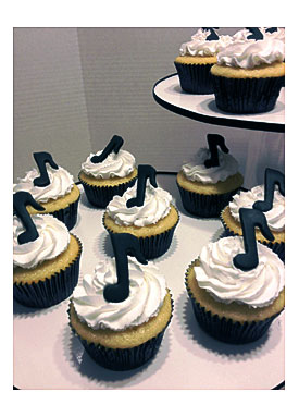 Rather Than The Typical Cupcake Stand We Decided On Displaying Them On