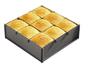 Silverwood Multi size Square Cake Pan Squires Kitchen Shop Cake