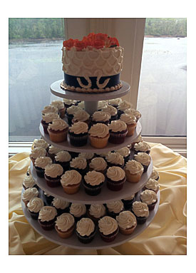 Themed Round Cupcake Tower Giant Cupcake Cake Ninja Turtle Cupcakes
