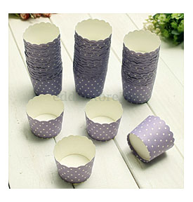  Spots Cake Baking Paper Cups Cupcake Liners Muffin Cases Home Party