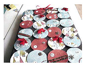 Advent Docket Made from Muffin Tin