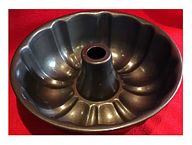 Spring form Bundt Cake Pan Mold Tin Metal Made In West Germany Almost