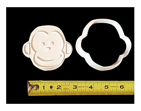 3D Printed Monkey Cookie Cutter Bakeware