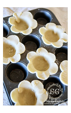 Slicer Together With Flower Lemon Curd Mini Tarts. On Wire Curd Cutter