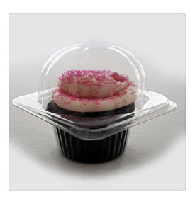 Hinged Cupcake Holder Muffin Ramekin Clamshell Container Pack Of 30