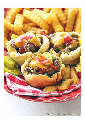 Muffin Tin Bacon Cheeseburgers The Girl Who Ate Everything