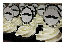 Mustache Cupcakes Mustache Cupcakes