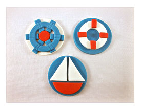 Nautical Fondant Cupcake Toppers Related Keywords Nautical Fondant