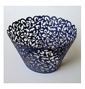 12 Pcs Beautiful Navy Blue Purple Lace Wedding By SweetCraftyTools