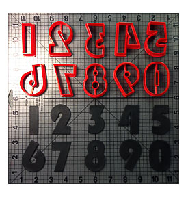 Cutters Stencils Cutters Numbers Cookie Cutter Number 5 Pictures To