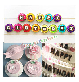Silicone Alphabet Letter Number Chocolate Mold Cake Fondant Decorating