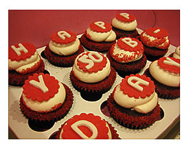 50th birthday cupcake order