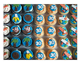 Tropical Cupcake Order