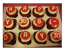 50th birthday cupcake order
