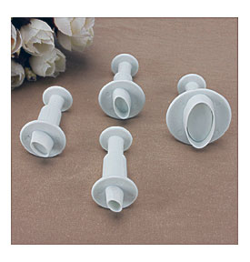 Fondant Cutter Plunger Tool Baking Sugarcraft Oval Mold Cookie Cake