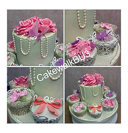 Pink and Pearls Hantaran set