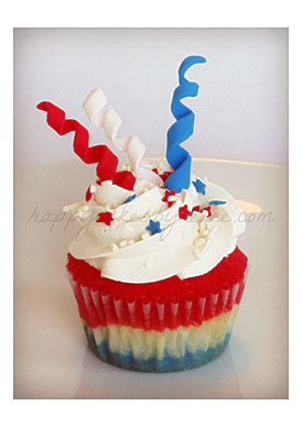 Bake Multicolor, Layered Cupcakes, I Like To Use The Foil Wrappers