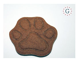 Dog Paw Print Cookie Cutter 3 Size Options The Gingerbread Cutter