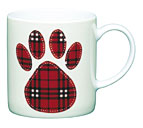 Kitchen Craft 80ml Porcelain Paw Print Espresso Cup Espresso Mugs