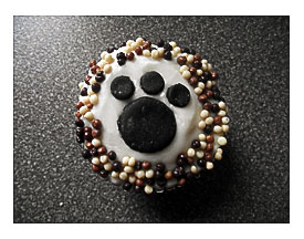 Paw Print Cupcake Cupcakes & More Pinterest