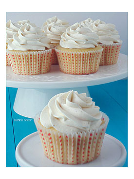 Brown Butter Peach Cupcakes Brown Butter Week