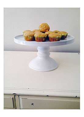 Peach Cupcakes With Champagne Buttercream Frosting