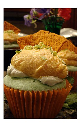 Momma Mambo! Lime Salsa Cupcakes