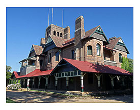 Most talented shot of Booloominbah erected 1888 in Armidale. Now the University of New England.