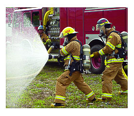 Sprinkler systems are like having your own bosom firefighter