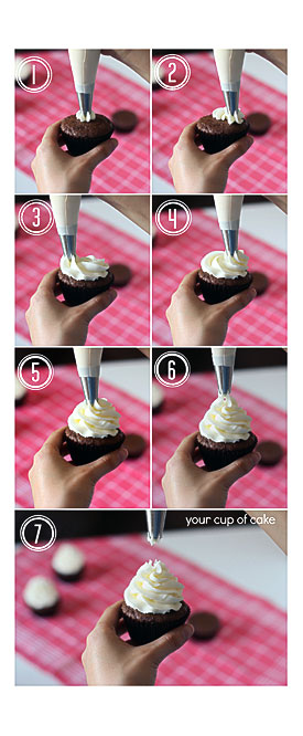 Cupcake Piping Tutorial Your Cup Of Cake