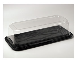 Long Bar Cake Container 14 X 5.5 X 3.5" 60 Case Z KP 5RJ037PLC