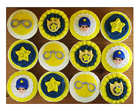 It Starts With A Dozen Cupcakes, Smothered In Buttercream, 6 In Yellow