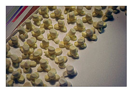 Popcorn Means Both Yellow And White Marshmallows. Vanilla Cupcakes