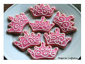 Crown Cookie Cutter And Made These Cute Princess Y Cookies