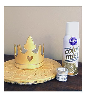 Fondant Princess Crown Template
