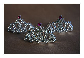 Mini Tiara Princess Crown Cupcake Topper By TheGlitterShoppe